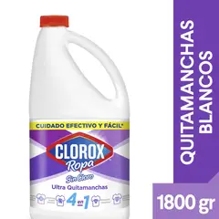 CLOROX - Quitamanchas Líquido Clorox para Ropa Blanca 1.8 L
