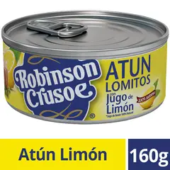 ROBINSON CRUSOE - Atún Lomitos con Jugro de Limón Robinson Crusoe 160 g