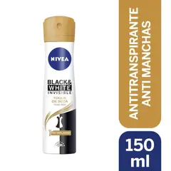 NIVEA - Desodorante Spray B&W Toque de Seda