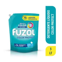 FUZOL - Detergente Líquido Recarga Color Protect Fuzol 3 lt