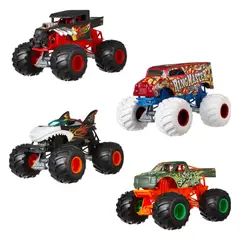 HOT WHEELS - Vehículo Monster Trucks 1:24