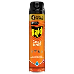 RAID - Insecticida Raid Casa y Jardín Aerosol 420 ml