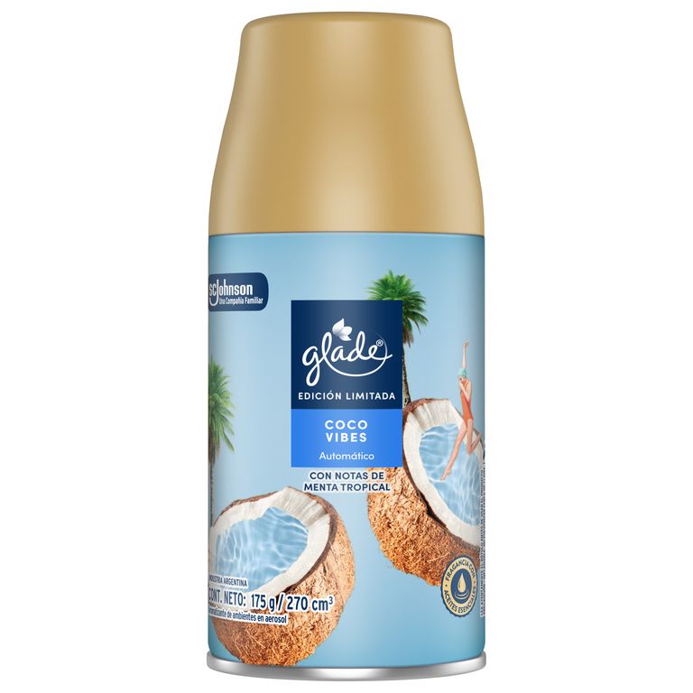 Ambientador Automatico Glade Aire de Playa 175 g