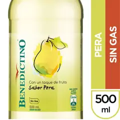 BENEDICTINO - Agua Saborizada Pera Benedictino 500 ml