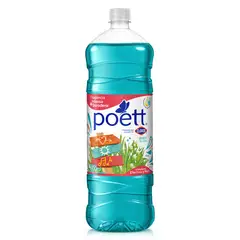 POETT - Limpiador Desinfectante de Pisos Poett Alegra Tu Día Botella 1.8 Lts