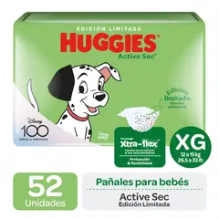 HUGGIES - PANAL HUGGIES ACTIVE SEC XG 52 UN