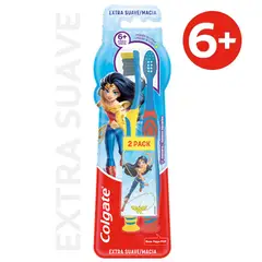 COLGATE - Cepillo de Dientes Colgate Batman/Wonder Woman 2 Un