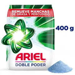 ARIEL - Detergente en Polvo Ariel Doble Poder 400 g