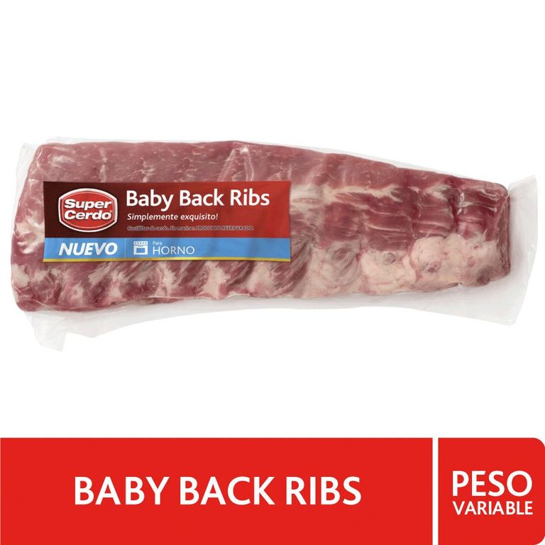 Costillitas de Cerdo Baby Backs Ribs Super Cerdo Peso Variable - Tottus - $12.590