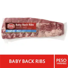 SUPER CERDO - Costillitas de Cerdo Baby Backs Ribs Super Cerdo Peso Variable