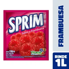 SPRIM - Bebda instantánea en polvo frambuesa