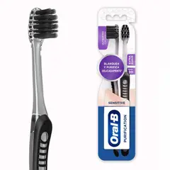 ORAL B - Cepillo de Dientes Whitening Therapy Purification Suave