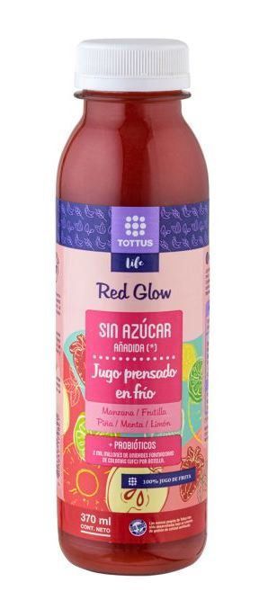 JUGO RED GLOW TOTTUS LIFE 370 ML