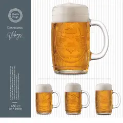 ALLEGRA - Set 4 Cerveceros Vikings 480Cc