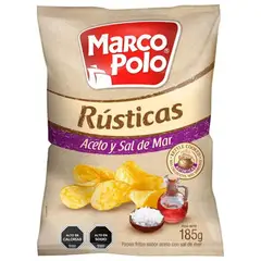 MARCO POLO - Papas Fritas Rústicas Aceto y Sal de Mar