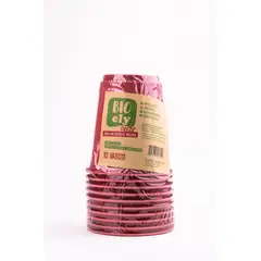 BIO ELY - VASO ROJO BIOELY 16OZ 10 UN