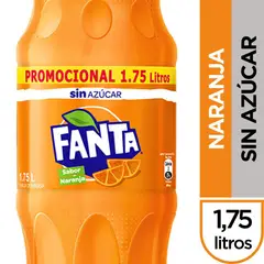FANTA - BEBIDA SIN AZUCAR FANTA 1.75 LT