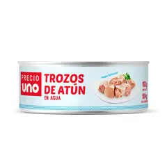 PRECIO UNO - Atún Lomito en Trozos al Agua Precio Uno 160 g