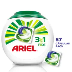 ARIEL - Detergente en Cápsulas Ariel Pods 57 Un