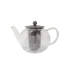 STAHLTEK KITCHEN - Tetera Vidrio Acero Inox