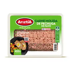 ARIZTIA - Carne Molida de Pechuga de Pavo Ariztía 400 g