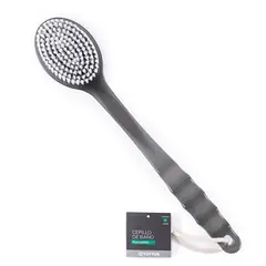 TOTTUS - CEPILLO BANO PLAST GRIS TOTTUS X 1UN