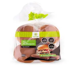 TOTTUS - Pan Hamburguesa Tipo Brioche 8 Un 600 g