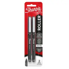 SHARPIE - 2 Sharpie Roller Ball 0.5 mm Negro