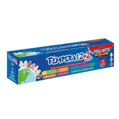 PROARTE - Tempera 122 Unid Frasco 15Cc