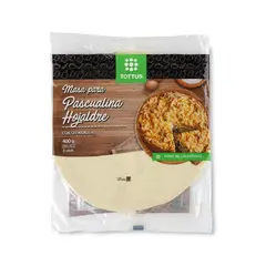 TOTTUS - Masa para Pascualina Hojaldre Tottus 2 Un 400 g