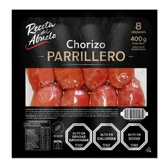 RECETA DEL ABUELO - Chorizo Parrillero Receta del Abuelo 400 g