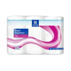 TOTTUS - Papel Higiénico Doble Hoja Soft 6 x 23 mts