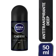 NIVEA - Antitranspirante Deep Black Wood Roll On