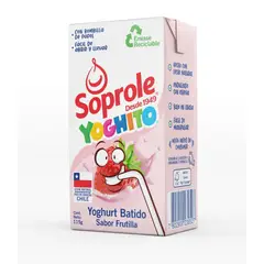 SOPROLE - Yoghurt Yoghito Sabor Frutilla Soprole 115 g