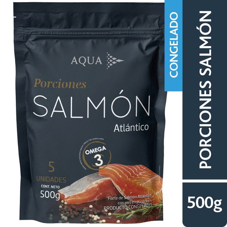 Filetes de Salmón Congelados Aqua 500 g - Tottus - $11.690