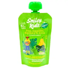 SMILEY KIDS - Colado Pera Zapallo Espinaca Arroz Org.