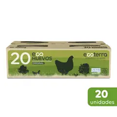 ECOTERRA - Huevos de Color Gallinas Libres 20 Un