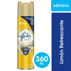 GLADE - Desodorante Ambiental Glade Aerosol Limón Refrescante 360 ml