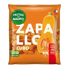 FRUTOS DEL MAIPO - Zapallo en Cubo Congelado Frutos de Maipo 350 g