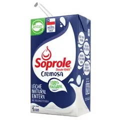 SOPROLE - Leche Entera Natural Cremosa