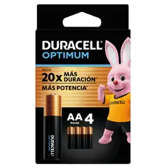 DURACELL - Pilas Duracell Optimum AA 4 Unidades