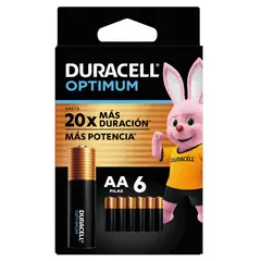 DURACELL - Pilas Duracell Optimum AA 6 Unidades