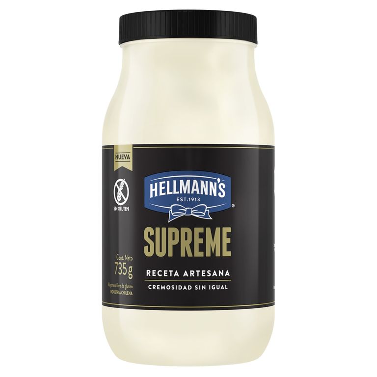 Mayonesa Supreme Artesana Hellmanns Frasco 735 g