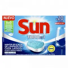 SUN - Lavavajillas Tabletas 3 en 1