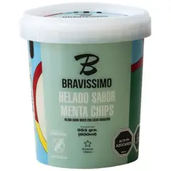 BRAVISSIMO - HELADO MENTA CHIP 900 GR