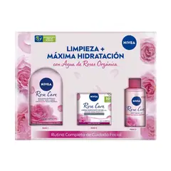 NIVEA - Pack Cuidado Facial Hidratación Rose Care