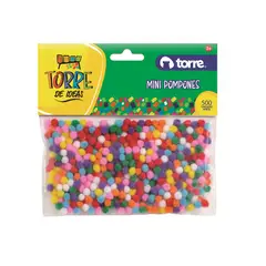 TORRE - Mini Pompones 500 Unidades Torre