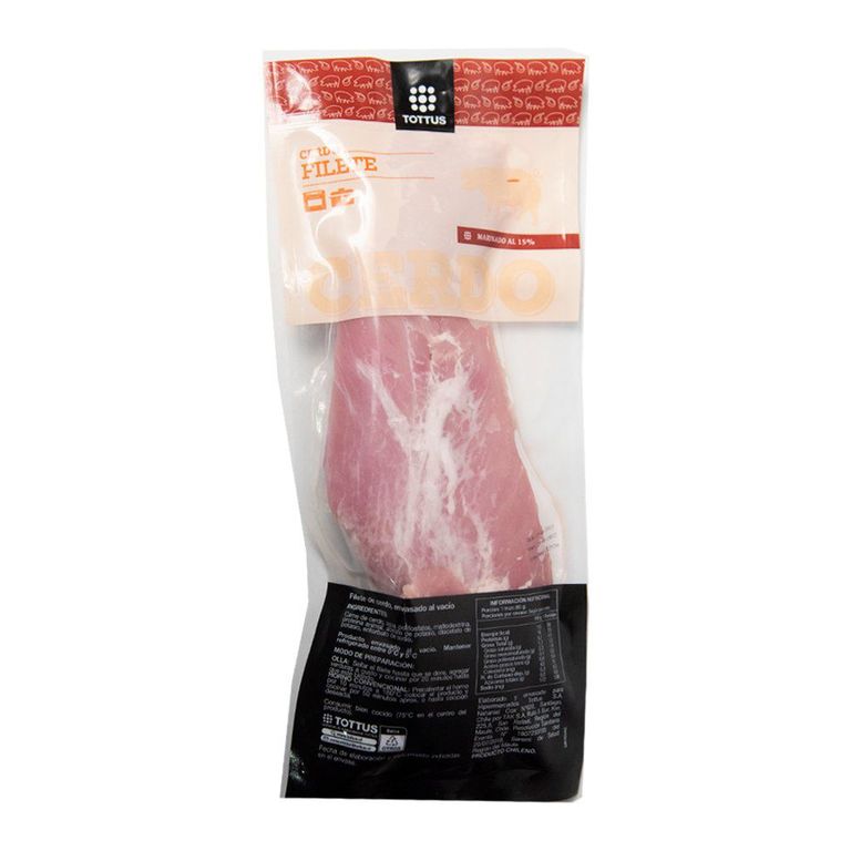 Filete de Cerdo al Vacío Peso Variable - Tottus - $8.591