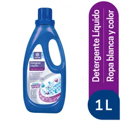 TOTTUS - Detergente Líquido Ropa Blanca y Color Botella