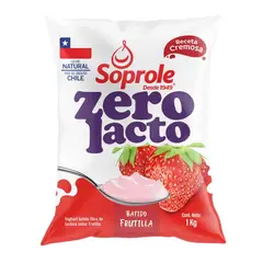 SOPROLE - Yoghurt Bolsa Frutilla Zerolacto